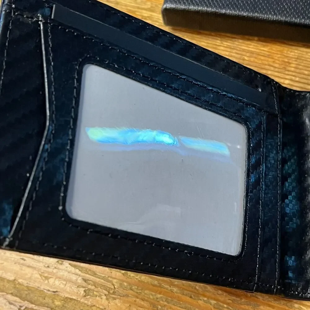 TRAVANDO Mens Slim Wallet with Money Clip Bifold New in Box